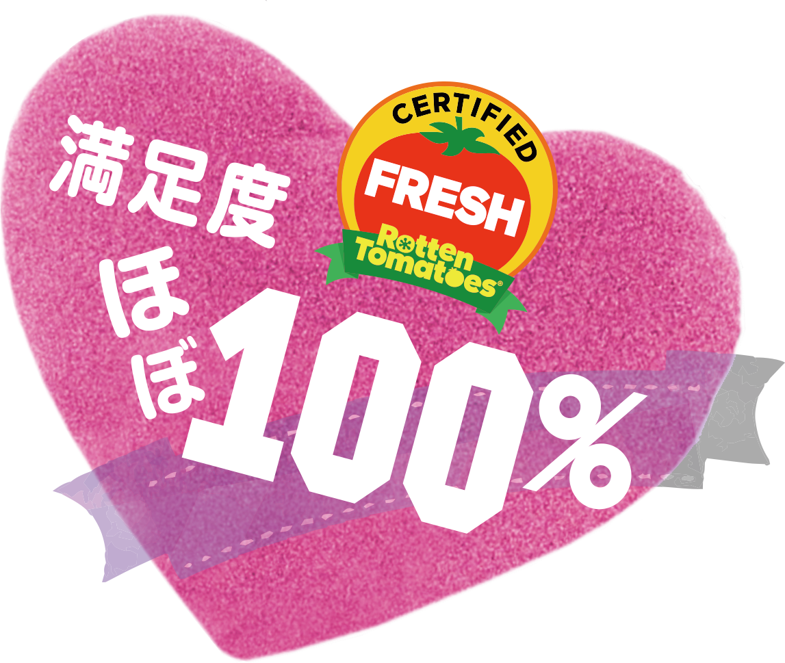 満足度　ほぼ100%